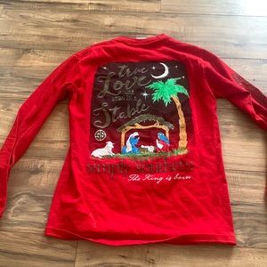 Simply Southern Christmas shirt size small